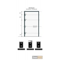 Golden Concealed 3D Hinge for Invisible & Flush Doors